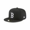 NEW ERA Boston Red Sox Black And White 59Fifty Cap