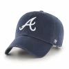47BRAND MLB Clean Up Atlanta Braves Cap