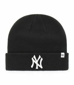47BRAND New York Yankees MLB Raised Cuff Knit Black