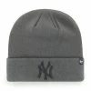47BRAND New York Yankees MLB Raised Cuff Knit Charcoal