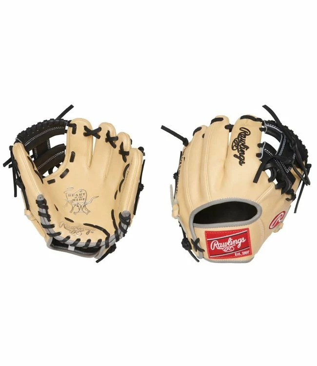 RAWLINGS PRO200TR-2C Heart Of The Hide 9.5" Training Glove 1 RAWLINGS PRO200TR-2C Heart Of The Hide 9.5" Training Glove