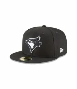 NEW ERA Toronto Blue Jays Black And White 59Fifty Cap